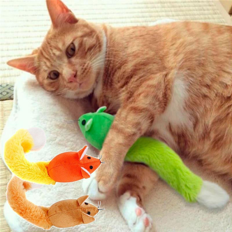 Long Tail Mouse Cat Toys Funny Toy Mouse Training Funny Playing Toys