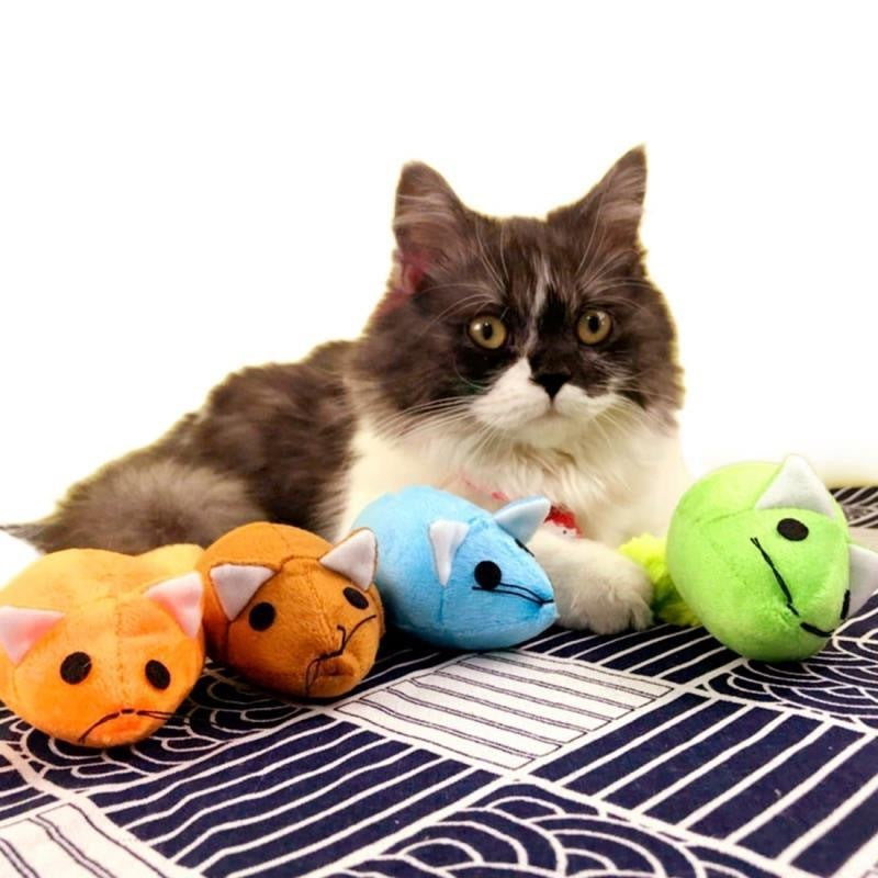 Long Tail Mouse Cat Toys Funny Toy Mouse Training Funny Playing Toys