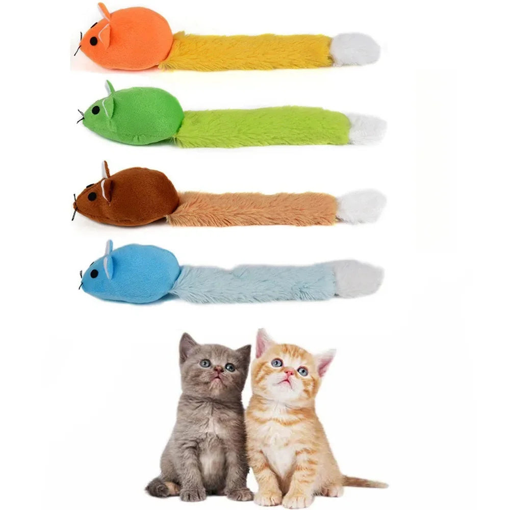 Long Tail Mouse Cat Toys Funny Toy Mouse Training Funny Playing Toys